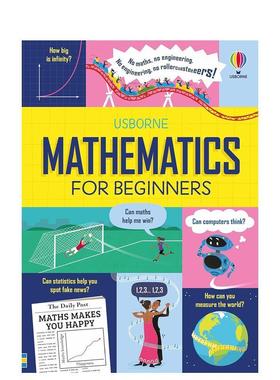 【现货】【少年商学院】读懂数学 【For Beginners】Mathematics for Beginners 英文进口原版青少年读物儿童图书Sarah Hull