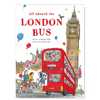 【现货】伦敦巴士上的一切 All Aboard the London Bus 英文原版进口外版图书 儿童知识百科
