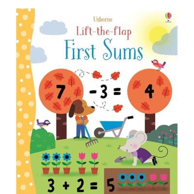【预售】【Lift-the-Flap】 First Sums，【翻翻书】求和 英文进口原版儿童趣味图书Felicity Brooks  Melisande Luthringer
