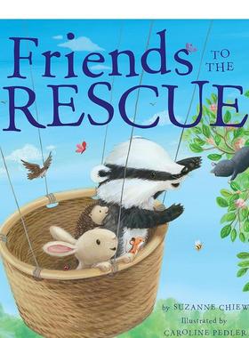 【预售】【让我们一起阅读】需要营救的朋友【Let’s Read Together】Friends To The Rescue英文儿童图书籍进口原版Tiger Tales3