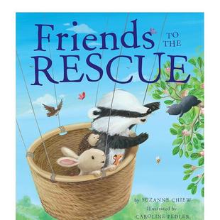 需要营救 Tales3 Tiger Friends 预售 让我们一起阅读 Let’s 朋友 Rescue英文儿童图书籍进口原版 Read The Together