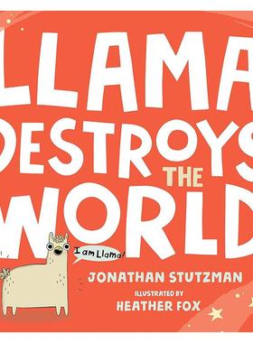 【预售】羊驼之书（第一卷）：羊驼毁灭世界A Llama Book (Volume 1): Llama Destroys the World英文儿童图书籍进口原版Henry Ho