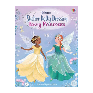【预售】Sticker Dolly Dressing Fairy Princesses 打扮仙女公主贴纸 儿童互动活动游戏  英文原版图书籍进口正版