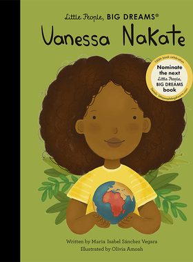 【预售】【Little People,Big Dreams】英文原版图书籍进口正版 Maria Isabel Sanchez Vegara; Olivia Amoah 儿童绘本-人物传记