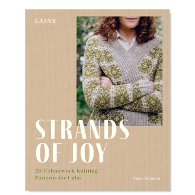 【现货】喜悦之线:20 种彩色编织图案 Strands of Joy: 20 Colourwork Knitting Patterns for Calm 英文手工制作原版图书外版进
