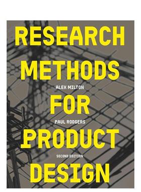 【预售】产品设计研究方法（第二版） Research Methods for Product Design英文进口原版工业产品设计图书Paul Rodgers, Alex Mi