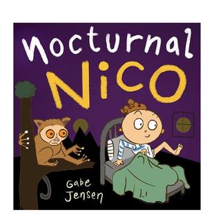 尼科 Nocturnal Nico 儿童图书Jensen 夜行 英文进口原版 Gabe外文正版 预售