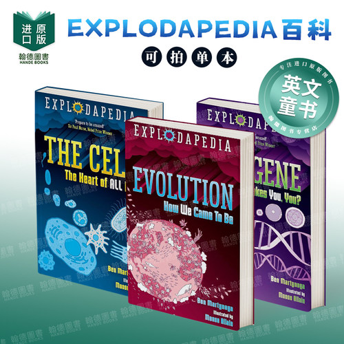 The Cell: The Heart of All Life细胞：所有生命的核心/爆炸百科/基因英文进口原版青少年读物Explodapedia系列图书