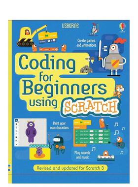 【预售】【编程新手指南】使用 Scratch【Coding for Beginners】 Using Scratch英文进口原版儿童图书青少年读物Louie Stowell