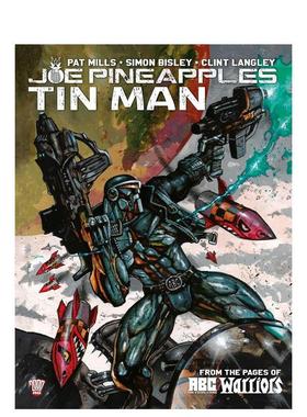 【预售】铁皮人（A.B.C. 勇士） Joe Pineapples: Tin Man (A.B.C. Warriors) 英文进口原版漫画外文图书籍Pat Mills