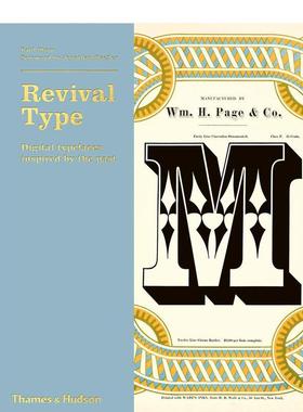 【现货】【T&H】Revival Type: Digital typefaces inspired by the past复兴字体灵感源于过去的数码字体英文原版图书籍进口正版
