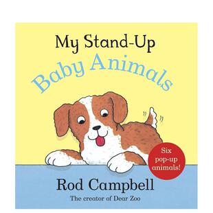 【预售】我的站立小动物【Pop-Up】My Stand-Up Baby Animals英文进口原版儿童趣味图书Rod Campbell3-6岁