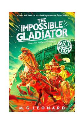 【预售】【时间之钥】#3：不可能的角斗士 【Time Keys】英文进口原版儿童故事图书 儿童历史探险小说Leonard M. G.