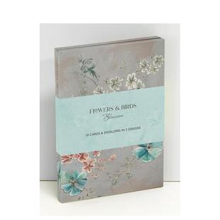 Notecards 笔记本Notebook 钱包记事本 Birds Blossom 花开富贵 Flowers 原版 Wallet 预售