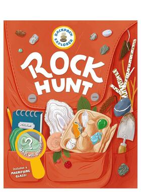 【现货】背包探险家：岩石大搜寻Backpack Explorer: Rock Hunt英文进口原版儿童图书青少年读物Editors of Storey Publishing  O