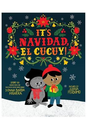 【预售】这是纳瓦达节 艾尔·库库伊！ It'S Navidad  El Cucuy! 进口原版英文儿童绘本6岁-9岁Barba Higuera  Donna外文图书籍
