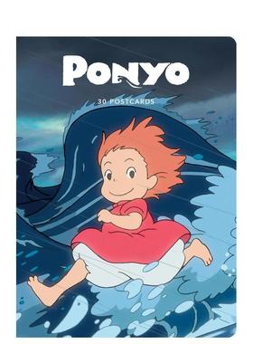 【现货】吉卜力工作室 崖上的波妞：30张明信片珍藏集 Studio Ghibli Ponyo: 30 Postcards 原版进口明信片 宫崎骏Studio Ghibli