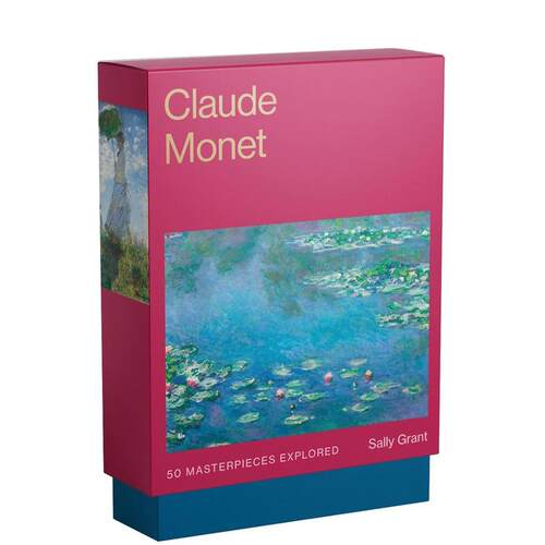 【现货】【艺术大师卡牌】克劳德·莫奈：50幅杰作 【The Masters Art Decks】Claude Monet  英文进口原版艺术画册画集