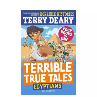Egyptians埃及人/希腊人【糟糕又真实的故事Terrible True Tales】原版英文儿童桥梁书 历史科普初章书 可怕的历史作者Terry Deary