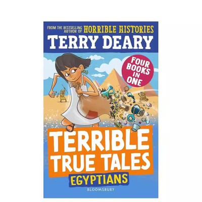 Egyptians埃及人/希腊人【糟糕又真实的故事Terrible True Tales】原版英文儿童桥梁书 历史科普初章书 可怕的历史作者Terry Deary