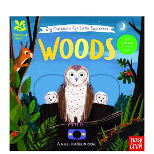 大户外活动：森林 儿童趣味 英文进口原版 Explorers 现货 小小探险家 National Outdoors Big Woods for Trust Little