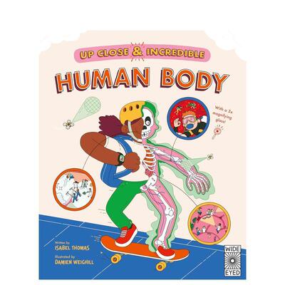 【现货】【近距离探索不可思议】人体Human Body【Up Close and Incredible】英文进口原版儿童图书3-6岁认知启蒙Isabel Thomas;