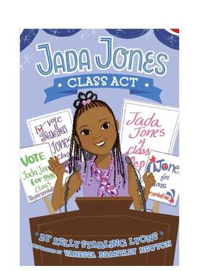 【现货】杰达·琼斯:课堂表演2JADA JONES: CLASS ACT 2英文进口原版章节书儿童图书籍3-6岁STARLING LYONS  KELLY