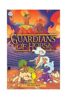 【预售】火之誓言Fire Oath英文进口原版儿童漫画图书3-6岁Roan Black and Glass House Graphics