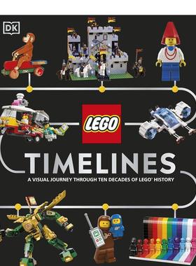 【现货】乐高：视觉历史之旅 弗吉尼亚·伍尔夫 LEGO Timelines 英文进口原版儿童趣味图书DK
