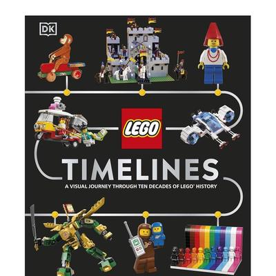 【现货】乐高：视觉历史之旅 弗吉尼亚·伍尔夫 LEGO Timelines 英文进口原版儿童趣味图书DK