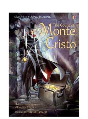 【预售】【Usborne分级阅读3】基督山伯爵 The Count of Monte Cristo 英文进口原版儿童分阶阅读