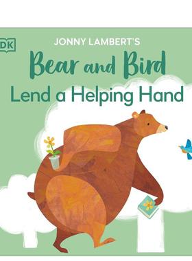 【预售】【约翰尼·兰伯特的熊和小鸟】伸出援手（平装版）Jonny Lambert's Bear and Bird: Lend a Helping Hand英文进口原版儿童
