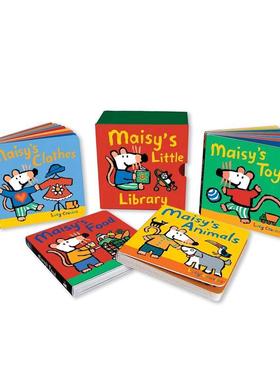 【现货】【小鼠波波】小图书馆 套装（4本装） 【Maisy】Maisy’s Little Library (4册合售) 英文进口原版儿童绘本图书Lucy Cous