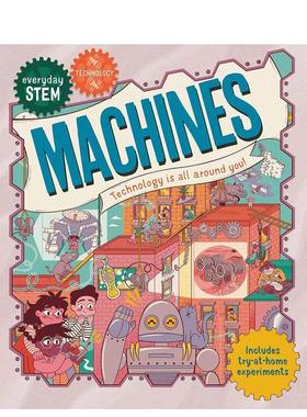 【预售】【日常 STEM】技术——机器【Everyday STEM】Technology—Machines英文进口原版儿童图书青少年读物Jacoby  Jenny3-6岁