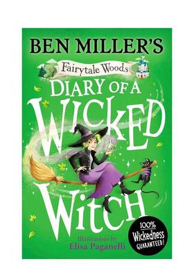 【预售】【童话森林】#3邪恶女巫日记(精装） 【Fairytale Woods】Diary of a Wicked Witch 英文进口原版儿童桥梁书 Ben MillerS