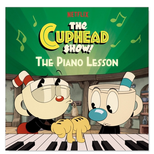 【预售】茶杯头秀动画系列 钢琴课 The Piano Lesson(The Cuphead Show!) 英文原版儿童绘本3-6岁 分级阅读平装图画书 兰登书屋