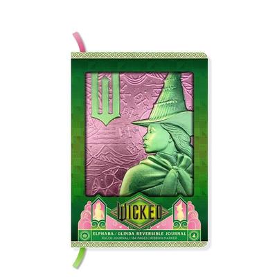 【预售】魔法坏女巫 雕刻工艺笔记本 Elphaba / Glinda Reversible Wicked原版笔记本NotebookInsight Editions