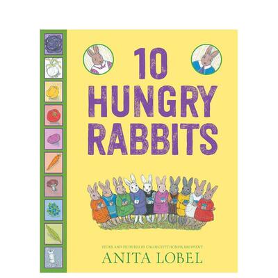 【现货】十只饥饿的兔子10 Hungry Rabbits 英文进口原版儿童绘本图书 3-6岁 Simon & Schuster 动物生态环保