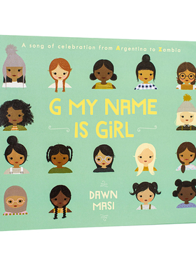 【现货】【翰德图书】G My Name Is Girl,G代表女孩 英文原版图书籍进口正版 Dawn Masi 儿童绘本-身体认知启蒙