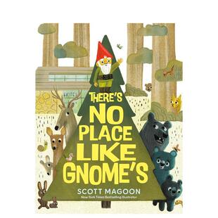 s英文进口原版 Magoon There Place Like 没有地方比地精家更温暖 儿童绘本图书Scott Gnome 预售