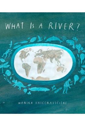 【预售】河流是什么？What Is A River?英文进口原版儿童绘本图书Monika Vaicenavi?iene百科