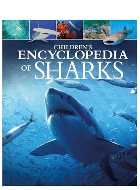 【预售】儿童的鲨鱼百科全书Children's Encyclopedia of Sharks英文进口原版儿童趣味图书Claudia Martin