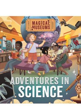 【预售】神奇博物馆：科学历险记Magical Museums: Adventures in Science英文进口原版儿童绘本图书Ben Hubbard  Max Rambaldi百
