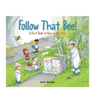 Follow 动物生态环保 Press 现货 跟随那只蜜蜂 9岁 Bee That Can 英文进口原版 Kids 儿童绘本图书