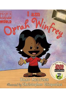 【预售】我是奥普拉-温弗瑞I Am Oprah Winfrey英文进口原版章节书儿童图书籍3-6岁Meltzer  Brad