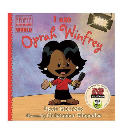 【预售】我是奥普拉-温弗瑞I Am Oprah Winfrey英文进口原版章节书儿童图书籍3-6岁Meltzer  Brad