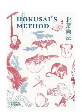 【现货】北斋画法 Hokusai's Method英文进口原版艺术画册画集外文正版图书Kyoko Wada