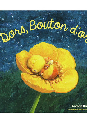 【现货】睡吧，金色花蕾 Dors, Bouton d’Or 进口原版法文儿童绘本儿童