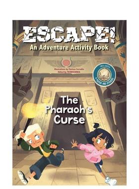 【预售】逃脱！冒险游戏书：法老的诅咒 Escape! An Adventure Activity Book: The Pharaoh's Curse英文进口原版儿童趣味图书Cla