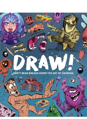 【预售】画！ Draw! 英文进口原版艺术画册画集 Brett Bean 外文原版图书